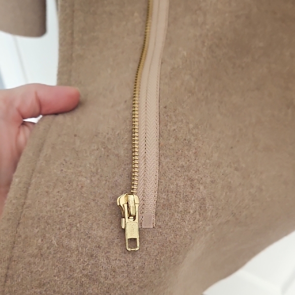 J Crew Women's Camel Coat - Picture 7 of 9